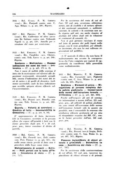 Rivista penale. Massimario di giurisprudenza delle sezioni penali della corte di cassazione