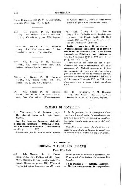 Rivista penale. Massimario di giurisprudenza delle sezioni penali della corte di cassazione