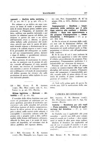 Rivista penale. Massimario di giurisprudenza delle sezioni penali della corte di cassazione