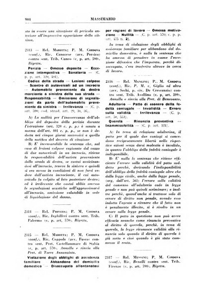 Rivista penale. Massimario di giurisprudenza delle sezioni penali della corte di cassazione