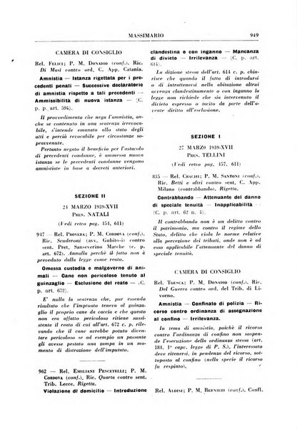 Rivista penale. Massimario di giurisprudenza delle sezioni penali della corte di cassazione