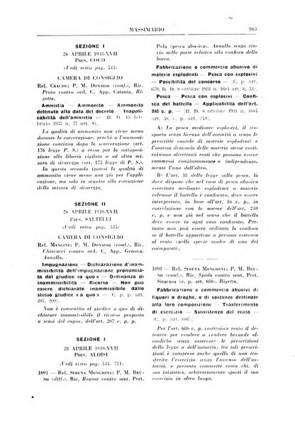 Rivista penale. Massimario di giurisprudenza delle sezioni penali della corte di cassazione