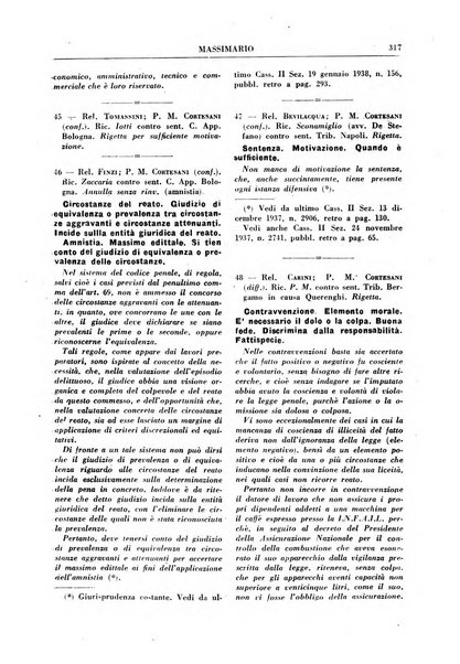 Rivista penale. Massimario di giurisprudenza delle sezioni penali della corte di cassazione