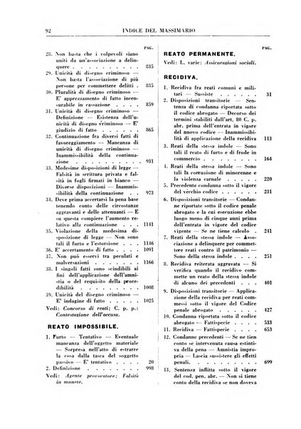 Rivista penale. Massimario di giurisprudenza delle sezioni penali della corte di cassazione