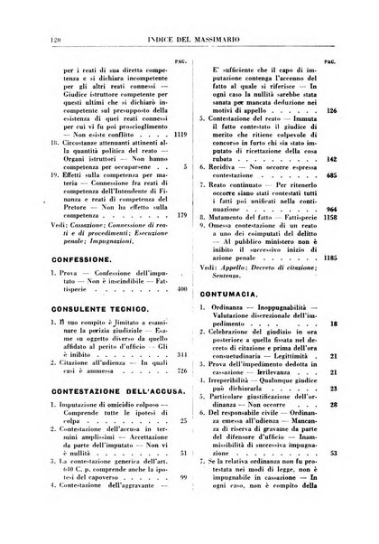 Rivista penale. Massimario di giurisprudenza delle sezioni penali della corte di cassazione