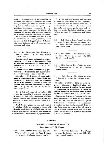 Rivista penale. Massimario di giurisprudenza delle sezioni penali della corte di cassazione