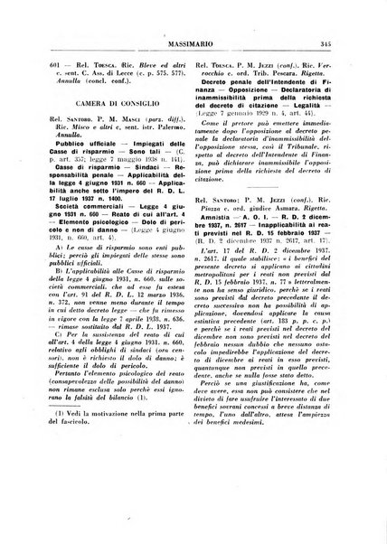 Rivista penale. Massimario di giurisprudenza delle sezioni penali della corte di cassazione