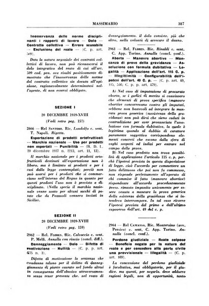 Rivista penale. Massimario di giurisprudenza delle sezioni penali della corte di cassazione