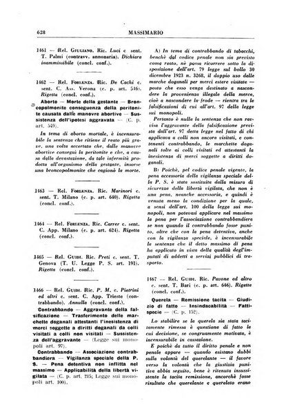 Rivista penale. Massimario di giurisprudenza delle sezioni penali della corte di cassazione