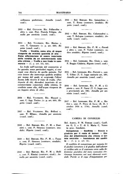 Rivista penale. Massimario di giurisprudenza delle sezioni penali della corte di cassazione