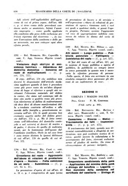 Rivista penale. Massimario di giurisprudenza delle sezioni penali della corte di cassazione