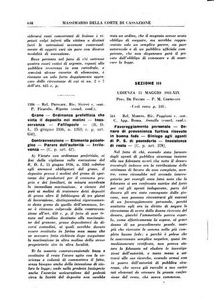 Rivista penale. Massimario di giurisprudenza delle sezioni penali della corte di cassazione