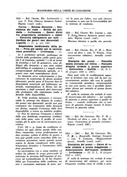 Rivista penale. Massimario di giurisprudenza delle sezioni penali della corte di cassazione