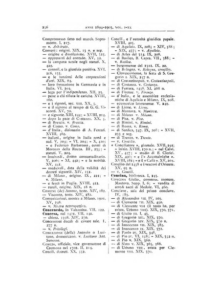 Archivio storico lombardo. Indici della serie...