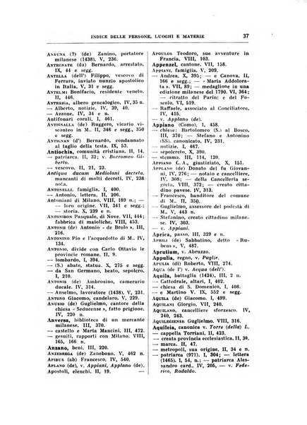 Archivio storico lombardo. Indici della serie...