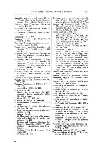 Archivio storico lombardo. Indici della serie...