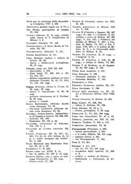 Archivio storico lombardo. Indici della serie...