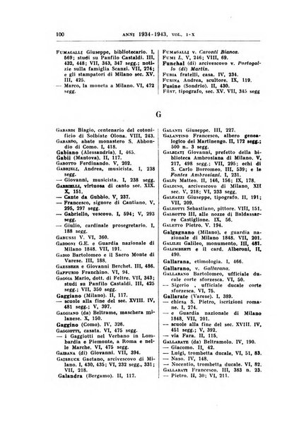 Archivio storico lombardo. Indici della serie...