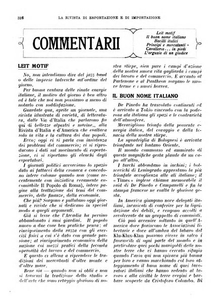 Rivista di esportazione e di importazione