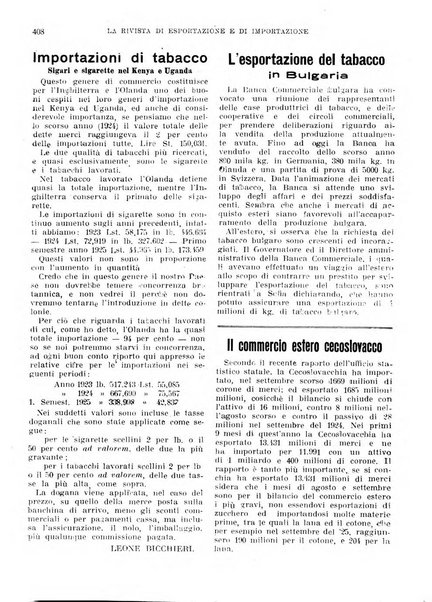 Rivista di esportazione e di importazione