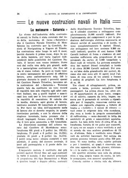 Rivista di esportazione e di importazione