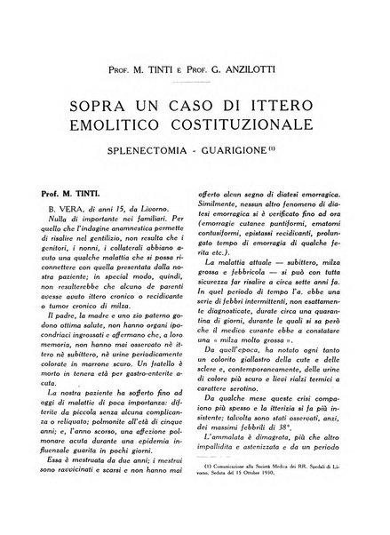 L'Ospedale Costanzo Ciano organo della vita ospedaliera