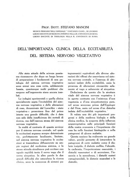 L'Ospedale Costanzo Ciano organo della vita ospedaliera