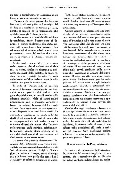 L'Ospedale Costanzo Ciano organo della vita ospedaliera