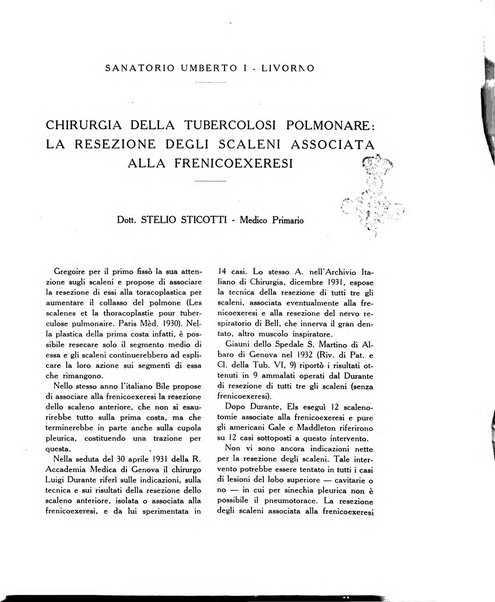 L'Ospedale Costanzo Ciano organo della vita ospedaliera