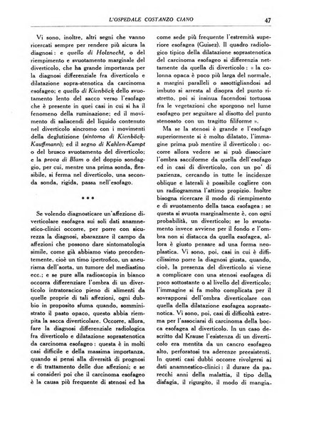 L'Ospedale Costanzo Ciano organo della vita ospedaliera