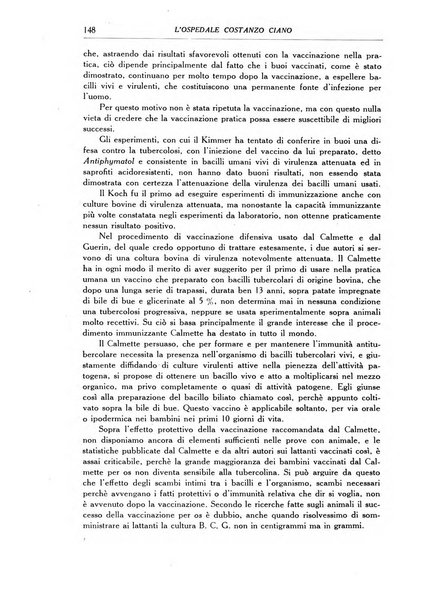 L'Ospedale Costanzo Ciano organo della vita ospedaliera