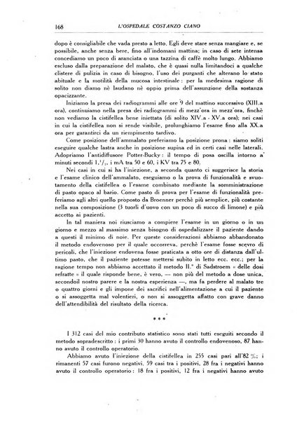 L'Ospedale Costanzo Ciano organo della vita ospedaliera