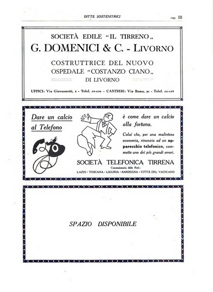 L'Ospedale Costanzo Ciano organo della vita ospedaliera