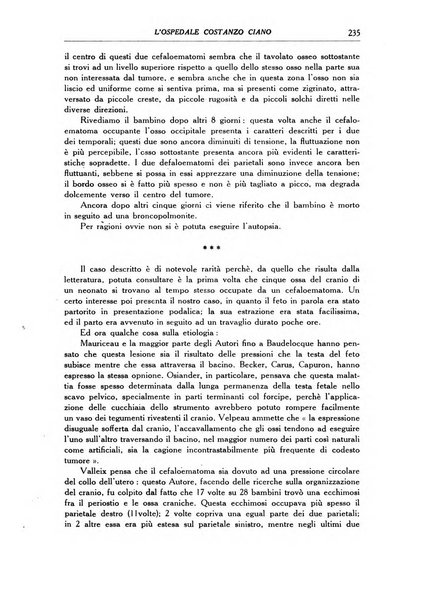 L'Ospedale Costanzo Ciano organo della vita ospedaliera