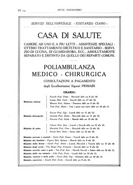 L'Ospedale Costanzo Ciano organo della vita ospedaliera