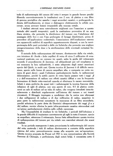 L'Ospedale Costanzo Ciano organo della vita ospedaliera