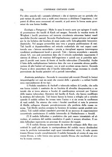 L'Ospedale Costanzo Ciano organo della vita ospedaliera