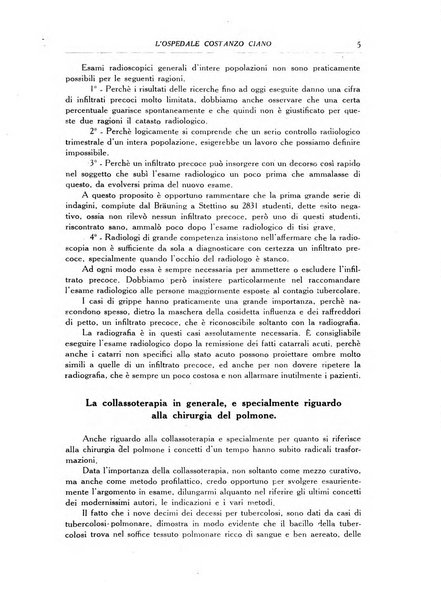 L'Ospedale Costanzo Ciano organo della vita ospedaliera