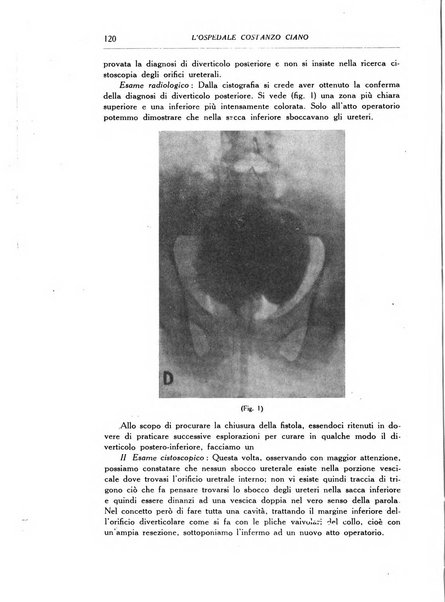 L'Ospedale Costanzo Ciano organo della vita ospedaliera