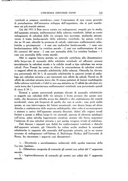 L'Ospedale Costanzo Ciano organo della vita ospedaliera