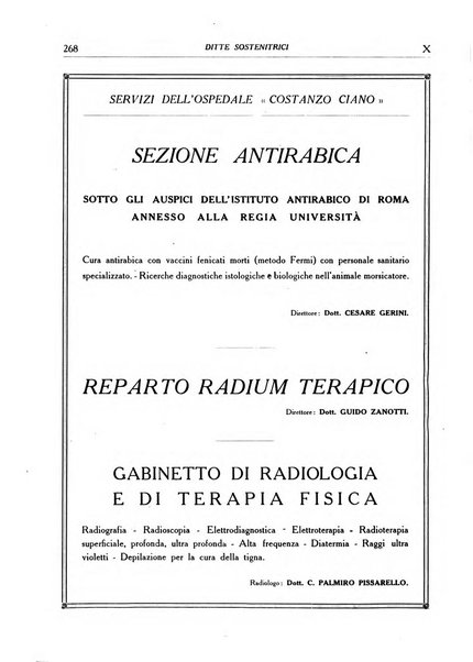 L'Ospedale Costanzo Ciano organo della vita ospedaliera