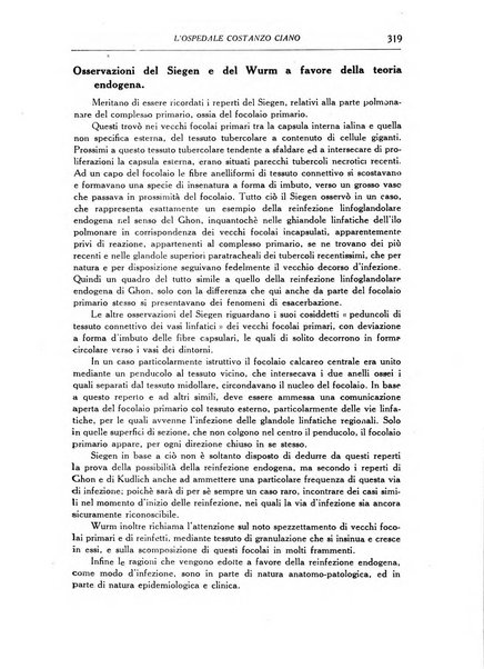 L'Ospedale Costanzo Ciano organo della vita ospedaliera