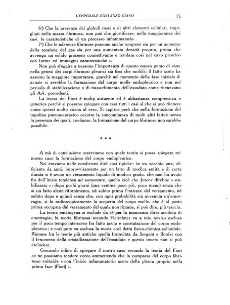 L'Ospedale Costanzo Ciano organo della vita ospedaliera