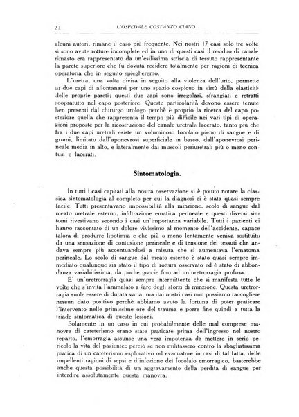 L'Ospedale Costanzo Ciano organo della vita ospedaliera