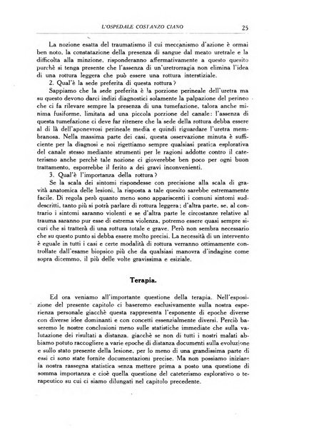 L'Ospedale Costanzo Ciano organo della vita ospedaliera