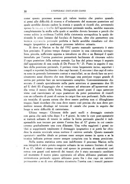 L'Ospedale Costanzo Ciano organo della vita ospedaliera