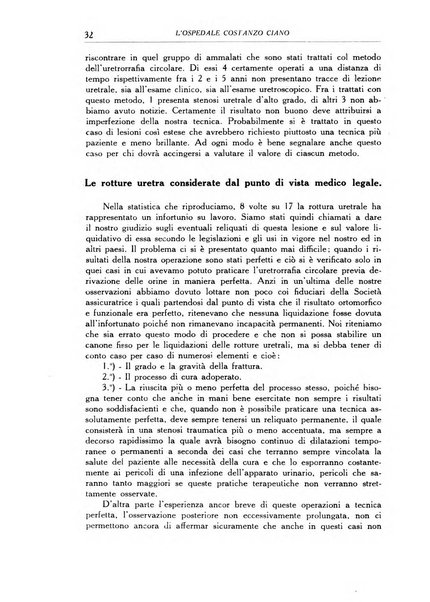 L'Ospedale Costanzo Ciano organo della vita ospedaliera