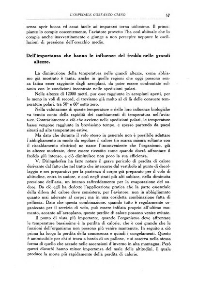 L'Ospedale Costanzo Ciano organo della vita ospedaliera