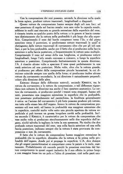 L'Ospedale Costanzo Ciano organo della vita ospedaliera