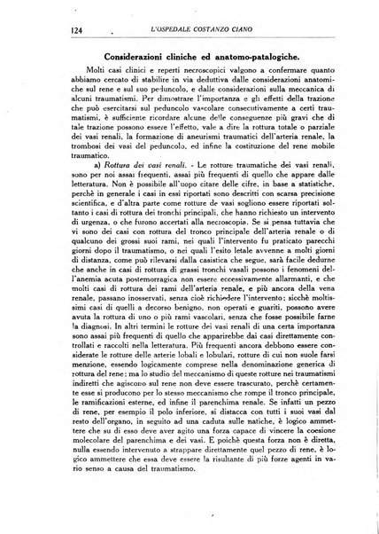 L'Ospedale Costanzo Ciano organo della vita ospedaliera